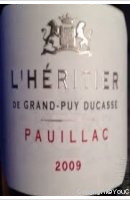 L'Héritier de Grand-Puy Ducasse