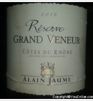 Alain Jaume - Grand Veneur - Réserve