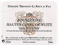 Domaine Thevenot Le Brun et Fils - Clos du Vignon