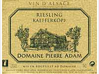 Domaine Pierre Adam Riesling - Kaefferkopf