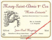 Domaine Jean-Paul Magnien - 1er Cru Monts-Luisants