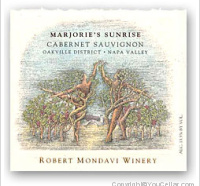 Robert Mondavi Winery, Marjorie's Sunrise Cabernet Sauvignon