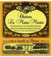Château Le Maine Martin
