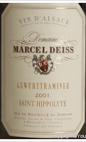 Domaine Marcel Deiss Gewurztraminer Saint Hippolyte