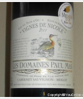 Les Domaines Paul Mas - Vignes de Nicole - Cabernet Sauvignon et Merlot