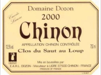 Domaine Dozon - Clos du Saut au Loup - Cuvée Alexandre