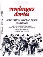 Domaine d'Escausses - Vendanges Dorées