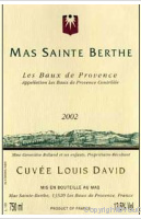 Mas Sainte Berthe - Cuvée Louis David