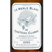 Le Merle Blanc de Château Clarke