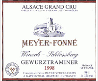Meyer-Fonné - Grand Cru Wineck-Schlossberg 