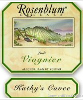 Rosenblum Cellars Viognier Kathy's Cuvee
