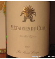 Métairies du Clos - Vieilles Vignes