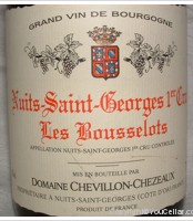 Domaine Chevillon-Chezeaux - 1er Cru Les Bousselots
