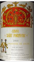 Monastère de Solan - Cuvée Saint Porphyre