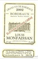 Louis Monfaissan - Elevé en fûts de chêne
