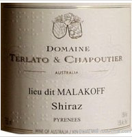 Domaine Terlato & Chapoutier, Lieu dit Malakoff Shiraz