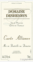 Domaine Deshenrys - Cuvée Alliance