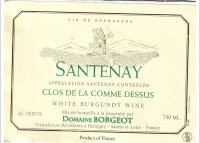 Domaine Borgeot - Clos de la Comme Dessus
