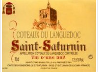 Cave de Saint Saturnin - Vin d'une nuit