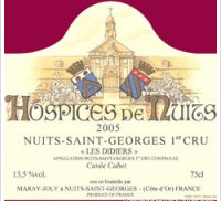Hospices de Nuits - 1er Cru Les Didiers - Cuvée Paul Cabet