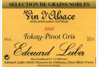 Edouard Leiber Pinot Gris Sélection de Grains Nobles