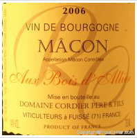 Domaine Cordier Père et Fils - Aux Bois d'allier
