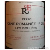Domaine René Engel - 1er cru les Brûlées