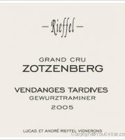 Rieffel - Grand Cru Zotzenberg Vendanges Tardives 