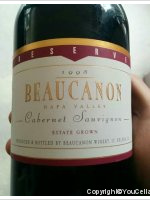 Beaucanon - reserve cabernet-sauvignon