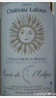 Château Lafoux - cuvée de l'éclipse-