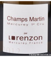 Domaine Bruno Lorenzon - 1er cru Champs Martin