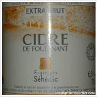 François Séhédic - Cidre de Fouesnant Extra Brut