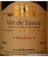 Yves Girard Madoux - Mondeuse