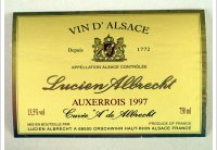 Lucien Albrecht - Cuvée A de Albrecht