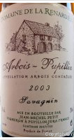 Domaine de la Renardière, Savagnin