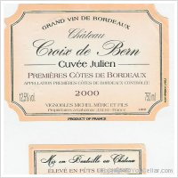 Château Croix de Bern - Cuvée Julien