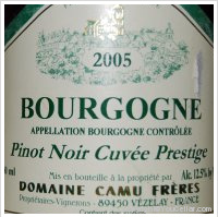 Domaine Camu Frères - Pinot Noir Cuvée Prestige
