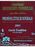 Château Bourdieu Fonbille - Cuvée Tradition
