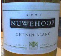 Nuwehoop, Chenin Blanc (W.O. Western Cape)