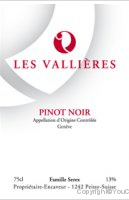 Les Vallières - Pinot Noir