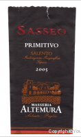 Masseria Altemura - Sasseo - Primitivo