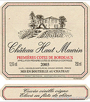 Château Haut Maurin - Vieilles Vignes