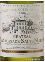Château Lacaussade Saint Martin, Cuvée La Tonnelle