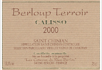 Berlou - Berloup Terroir Calisso