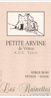 Serge Roh Les Ruinettes Petite Arvine