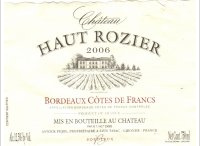 Château Haut Rozier