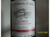 La Croix du Pin, Gamay Cuvée Prestige