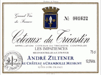 Château André Ziltener-Les Impatiences
