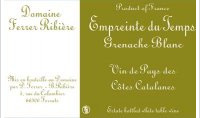 Ferrer & Ribière - Empreinte du temps Grenache blanc