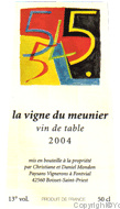 Daniel Mondon - la vigne du meunier